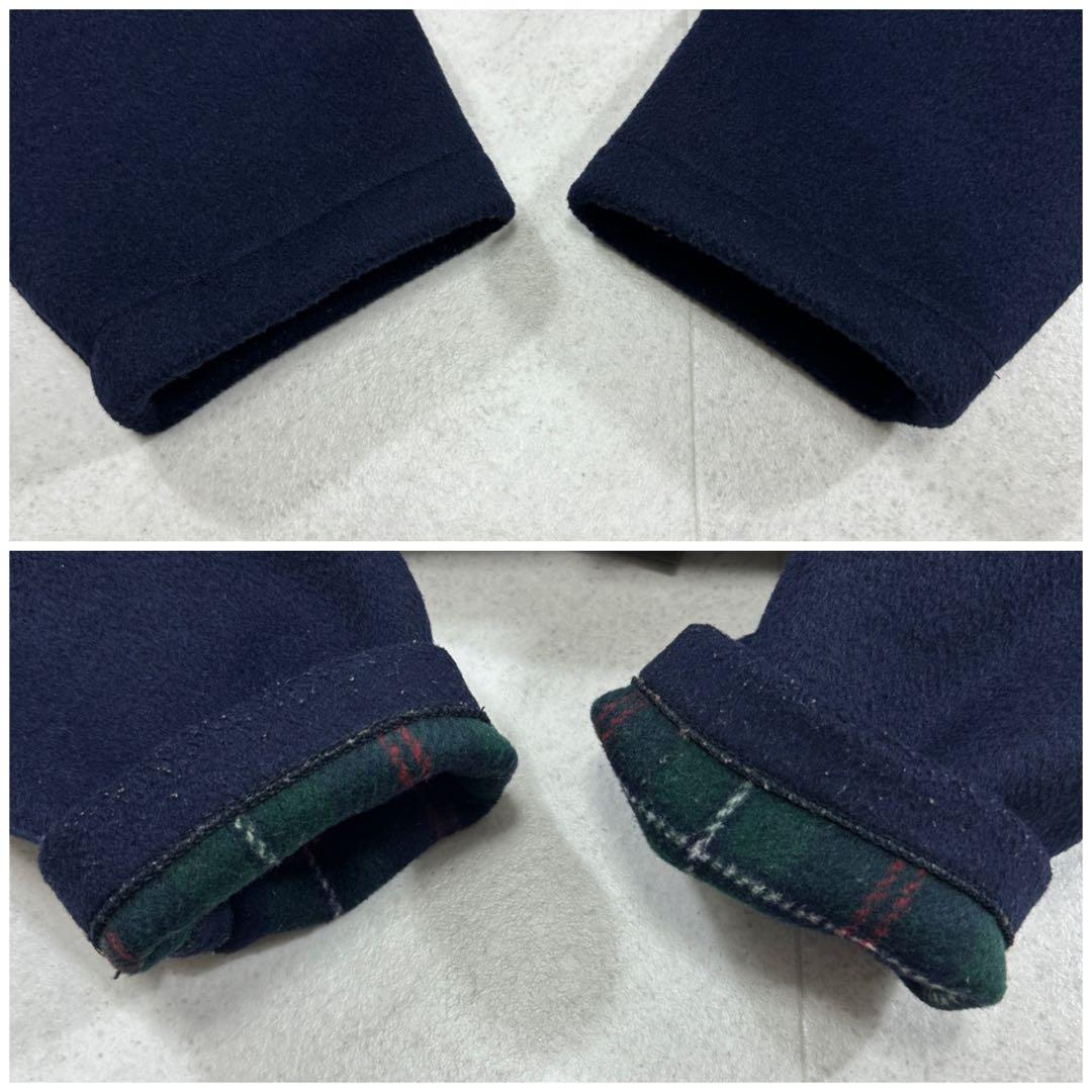 大きいサイズ【Gloverall】ダッフルコート ロング 英国製 裏地チェック