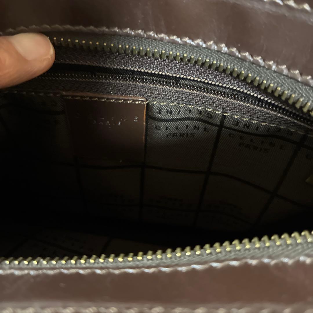 CELINE セリーヌ　キャンバス　ブラウン系