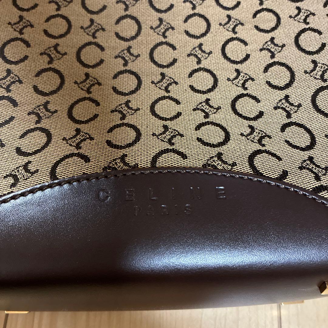 CELINE セリーヌ　キャンバス　ブラウン系