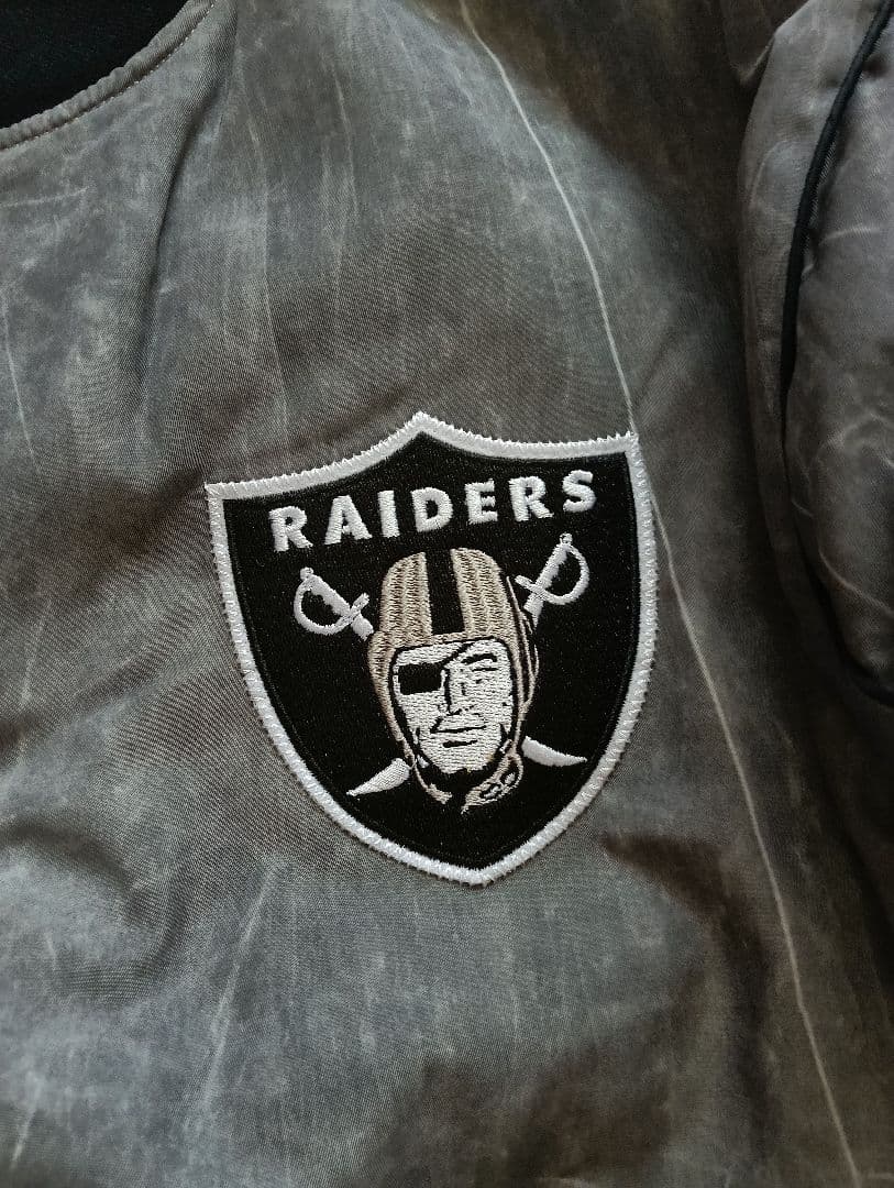 スターター NFL ラスベガス レイダース スタジャン ジャケット 中綿 刺繍