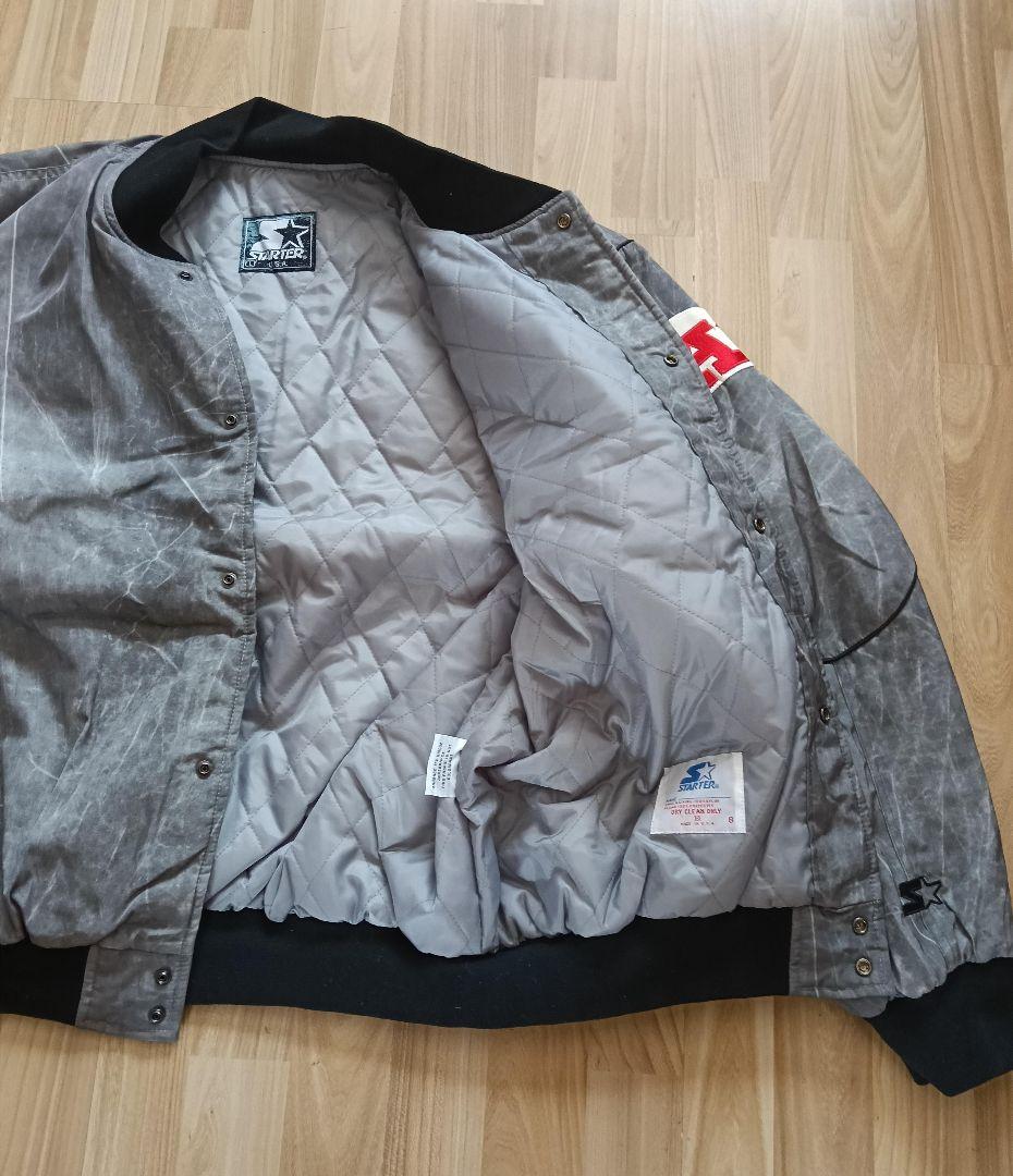 スターター NFL ラスベガス レイダース スタジャン ジャケット 中綿 刺繍