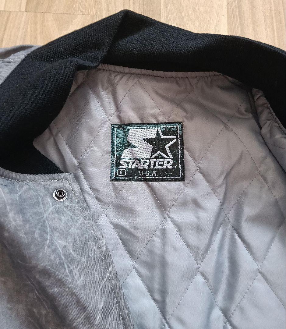 スターター NFL ラスベガス レイダース スタジャン ジャケット 中綿 刺繍