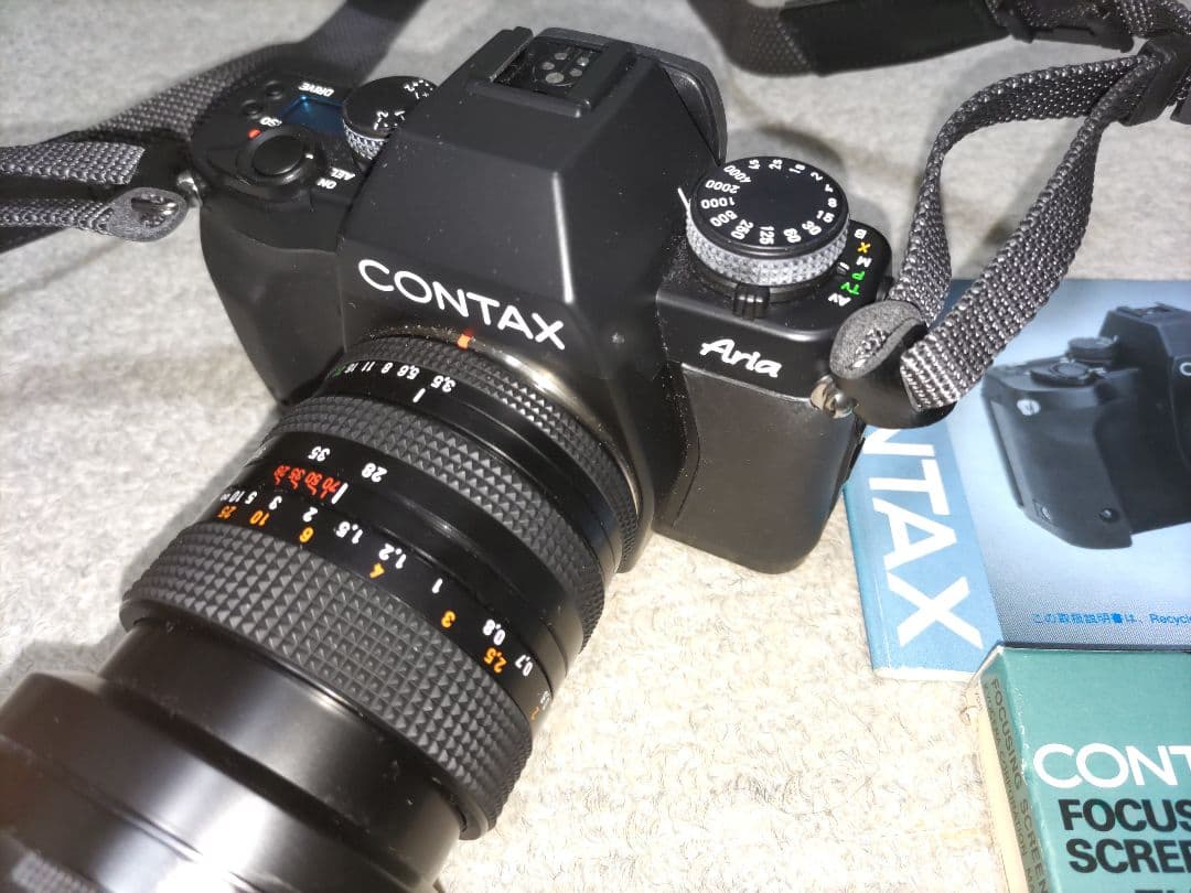 s*8様 CONTAX Aria 一眼レフカメラ TAMRACバッグ付き