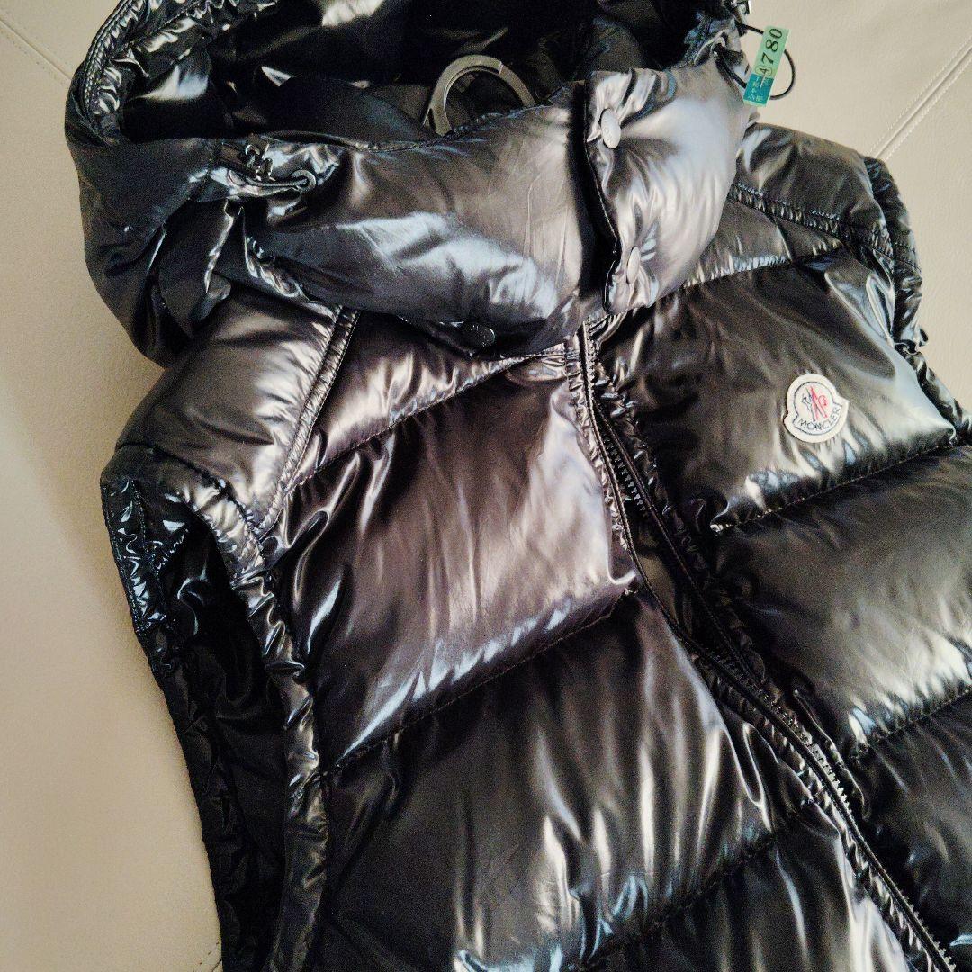 MONCLER Bormes ダウンベスト TG6　黒色 3XL