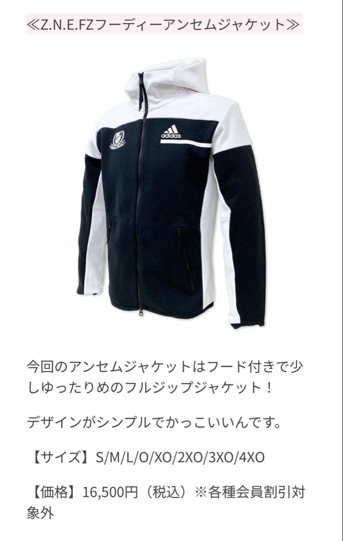 【値下げ】横浜Fマリノス　Z.N.E フーディー　アンセムジャケット　希少品