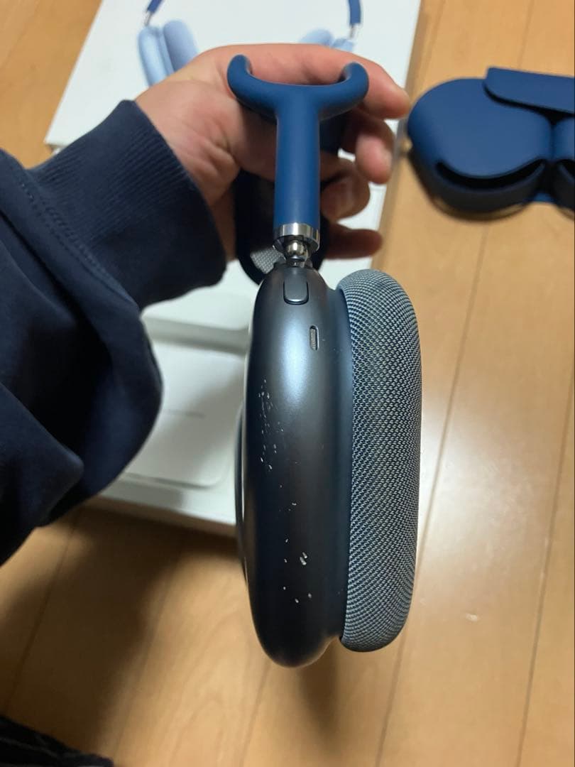 正規品 Air Pods Max AirPodsMAXスカイブルー動作良好