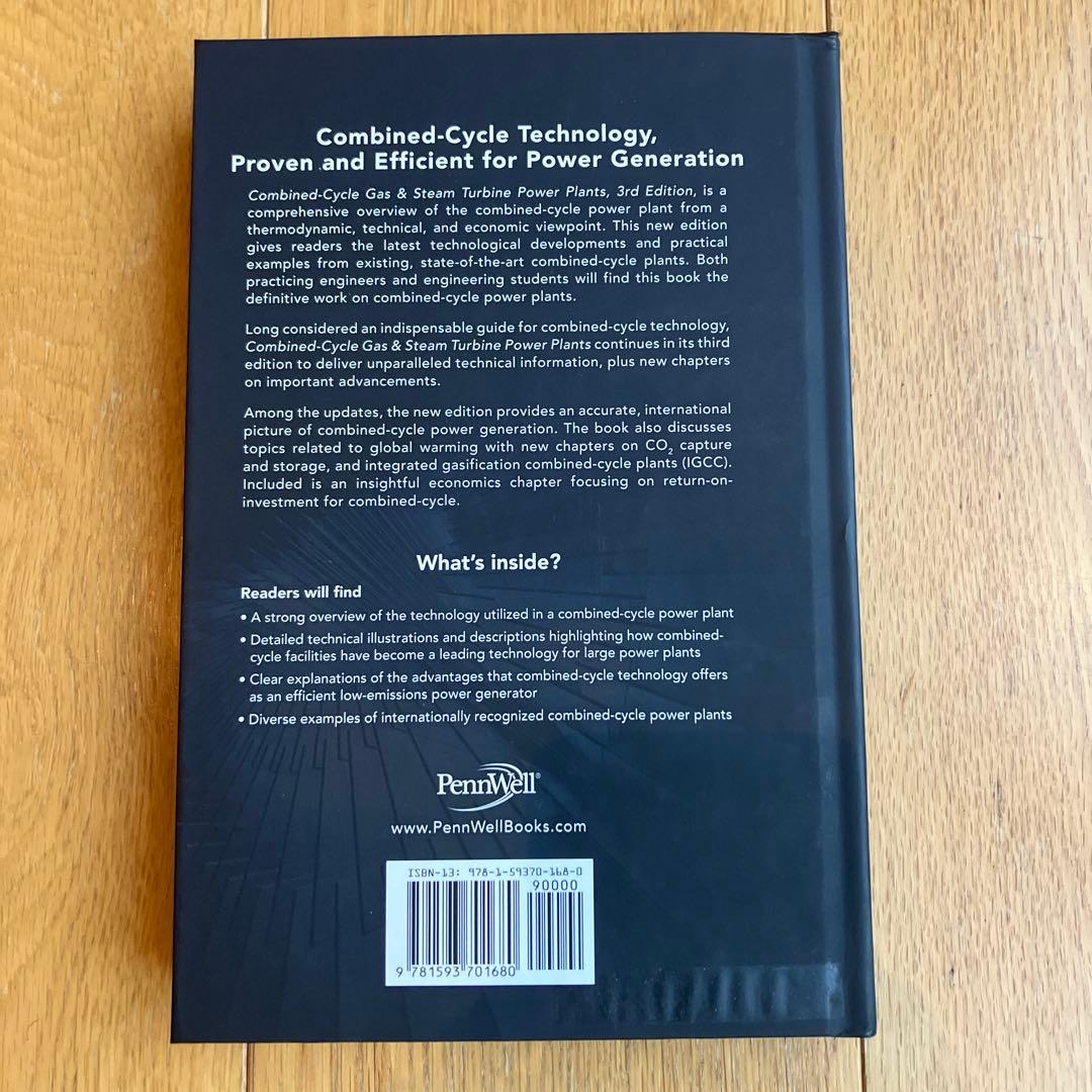 洋書 Combined Cycle Gas&Steam Turbine Power