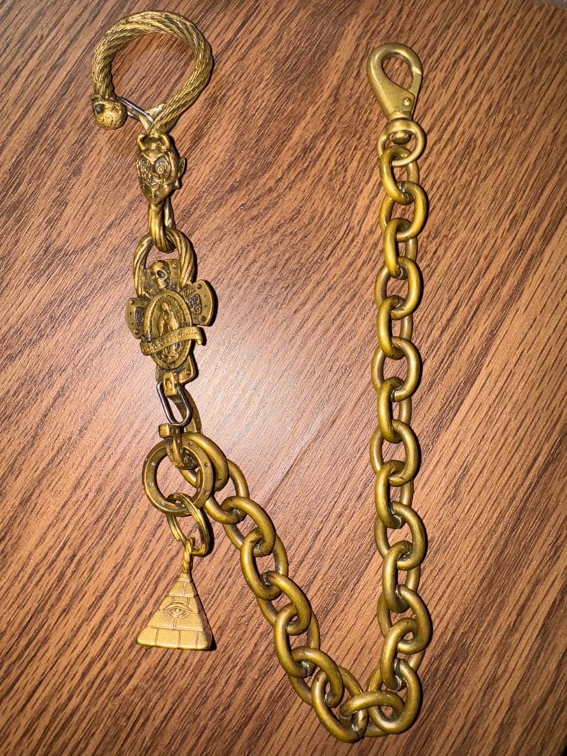 ガルシア　ギャングスタービル　　　　ウォレットチェーン 真鍮製　50cm