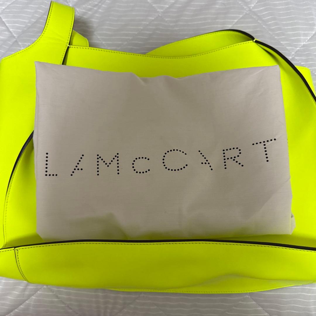 ステラマッカートニー バッグ 本物 ネオンイエロー