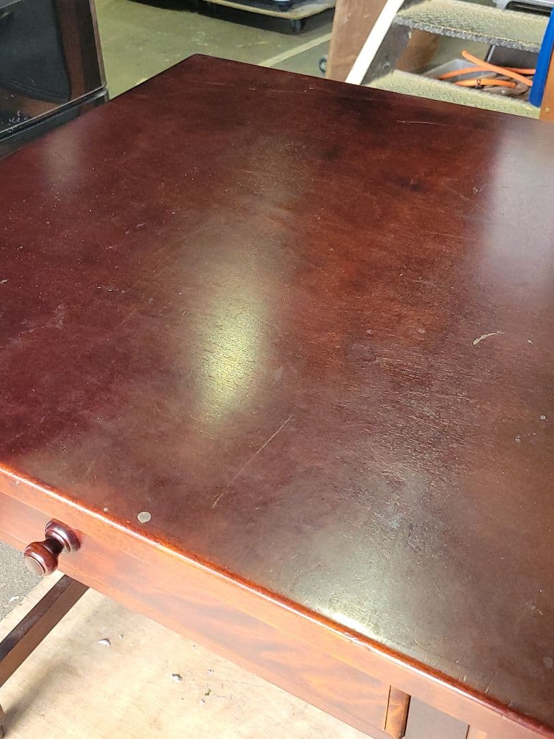 木製 アンティーク風 デスク 引き出し付き ヴィンテージ