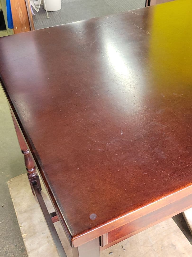 木製 アンティーク風 デスク 引き出し付き ヴィンテージ