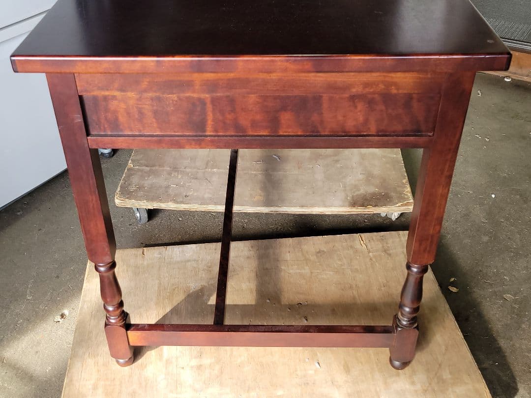 木製 アンティーク風 デスク 引き出し付き ヴィンテージ