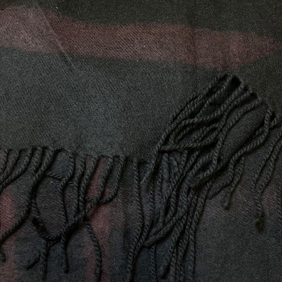 Y's ヨウジヤマモト　ストール　フード有り　ブラック系　K473