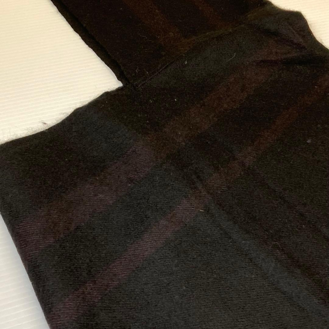 Y's ヨウジヤマモト　ストール　フード有り　ブラック系　K473