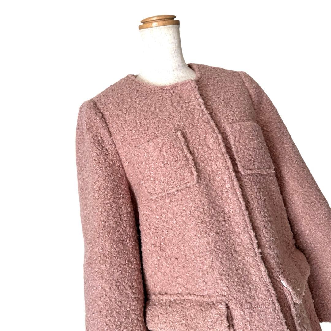 定価9.79万円　ボーダーズアットバルコニー POODLE COAT 38