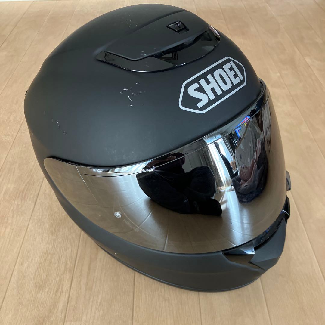 美品 SHOEI QWEST XL61cm 2015年12月製造 ミラーシールド
