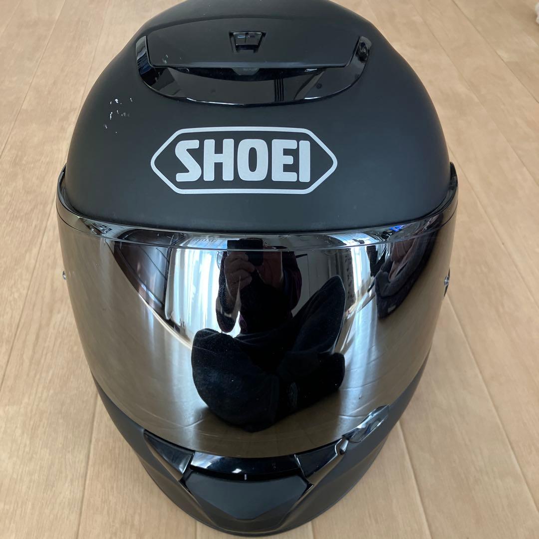 美品 SHOEI QWEST XL61cm 2015年12月製造 ミラーシールド