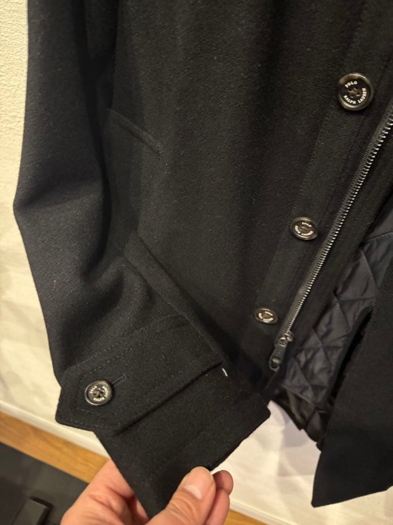 【定価10万以上　美品】ラルフローレン　コート　メルトンコート　Ssize