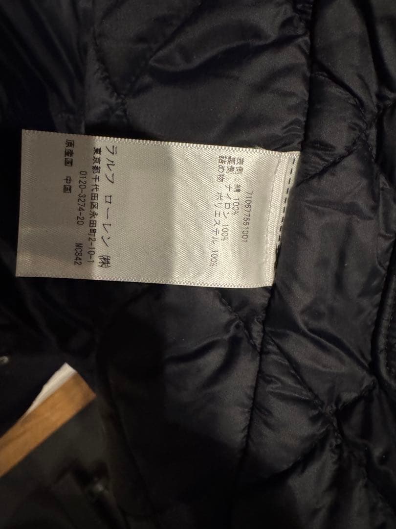 【定価10万以上　美品】ラルフローレン　コート　メルトンコート　Ssize