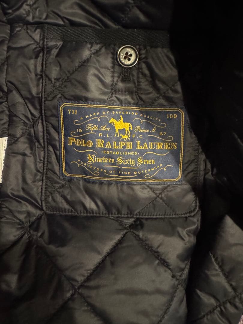 【定価10万以上　美品】ラルフローレン　コート　メルトンコート　Ssize