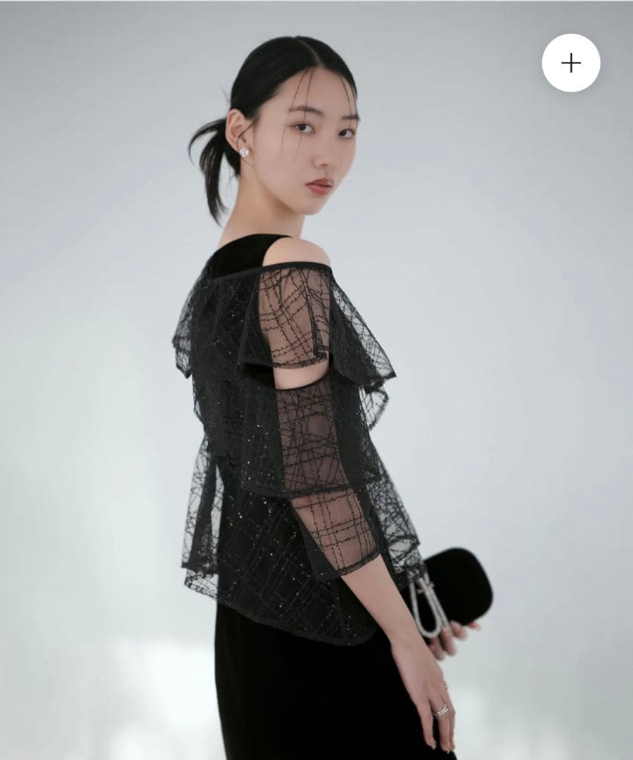 【本日発送】新品未使用タグ・カバー付き　LEJA ベロアワンピースドレス