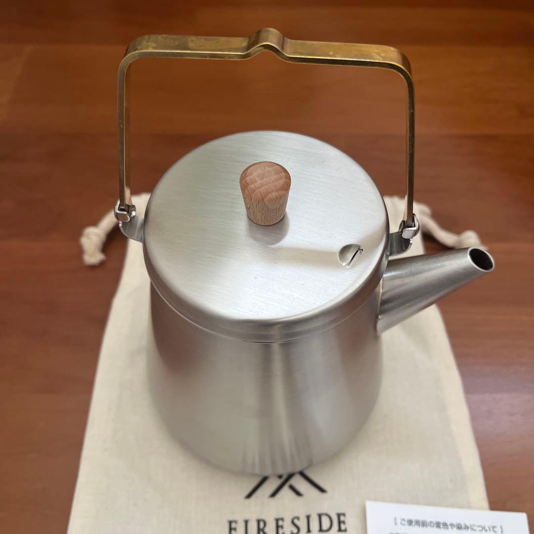 FIRESIDEトリップケトル 1.0L サテンシルバー