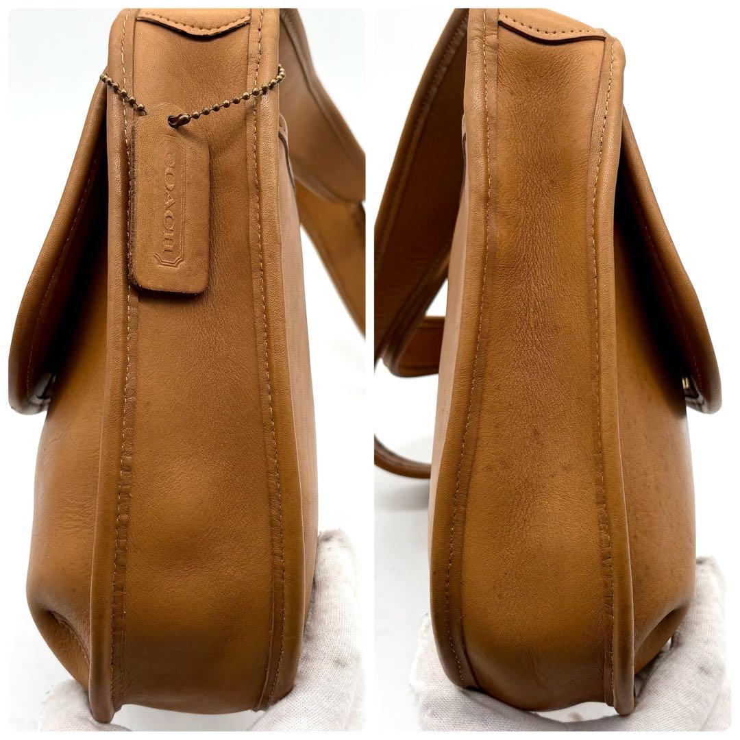 オールドコーチ エルゴ ショルダーバッグ レザー ブラウン 9034