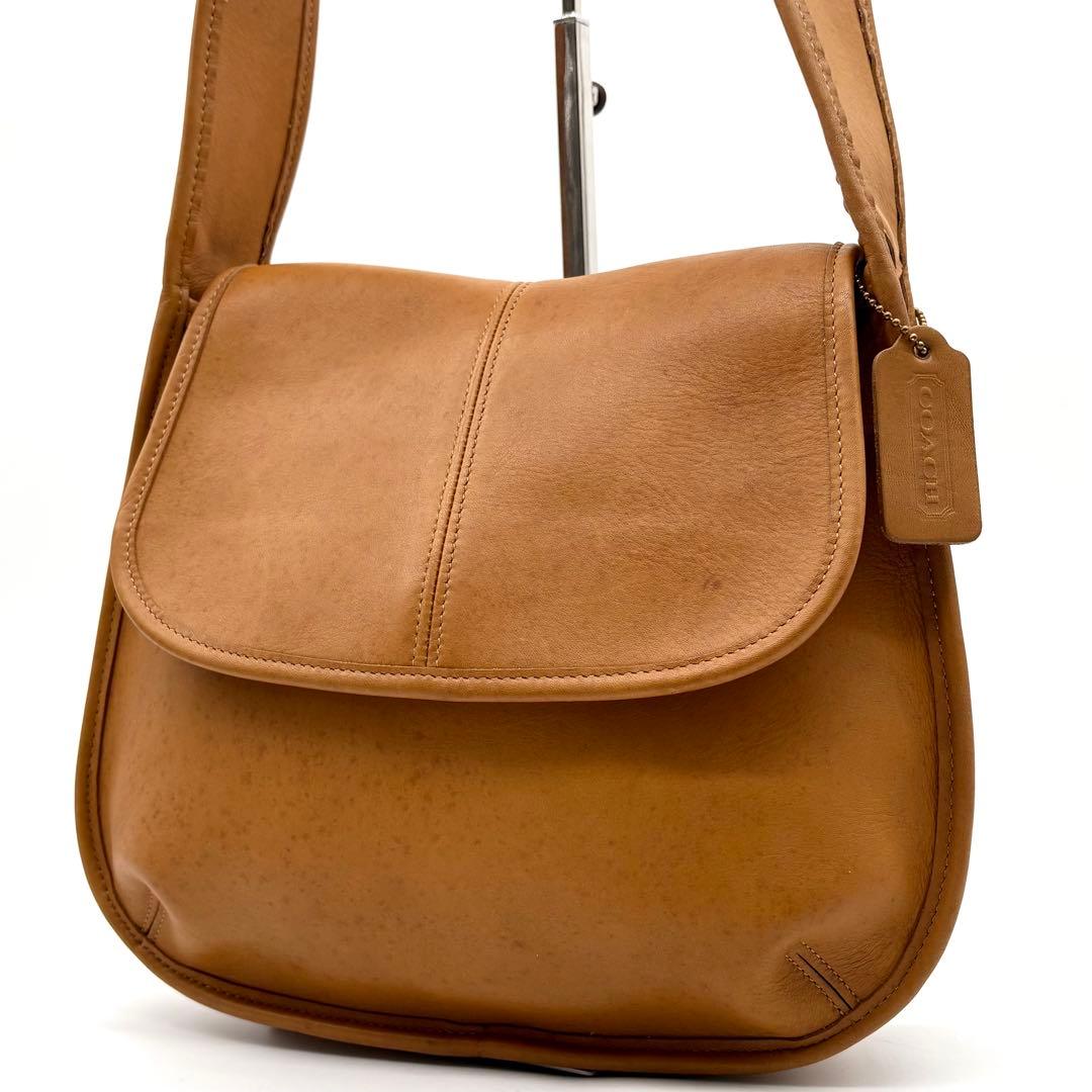 オールドコーチ エルゴ ショルダーバッグ レザー ブラウン 9034