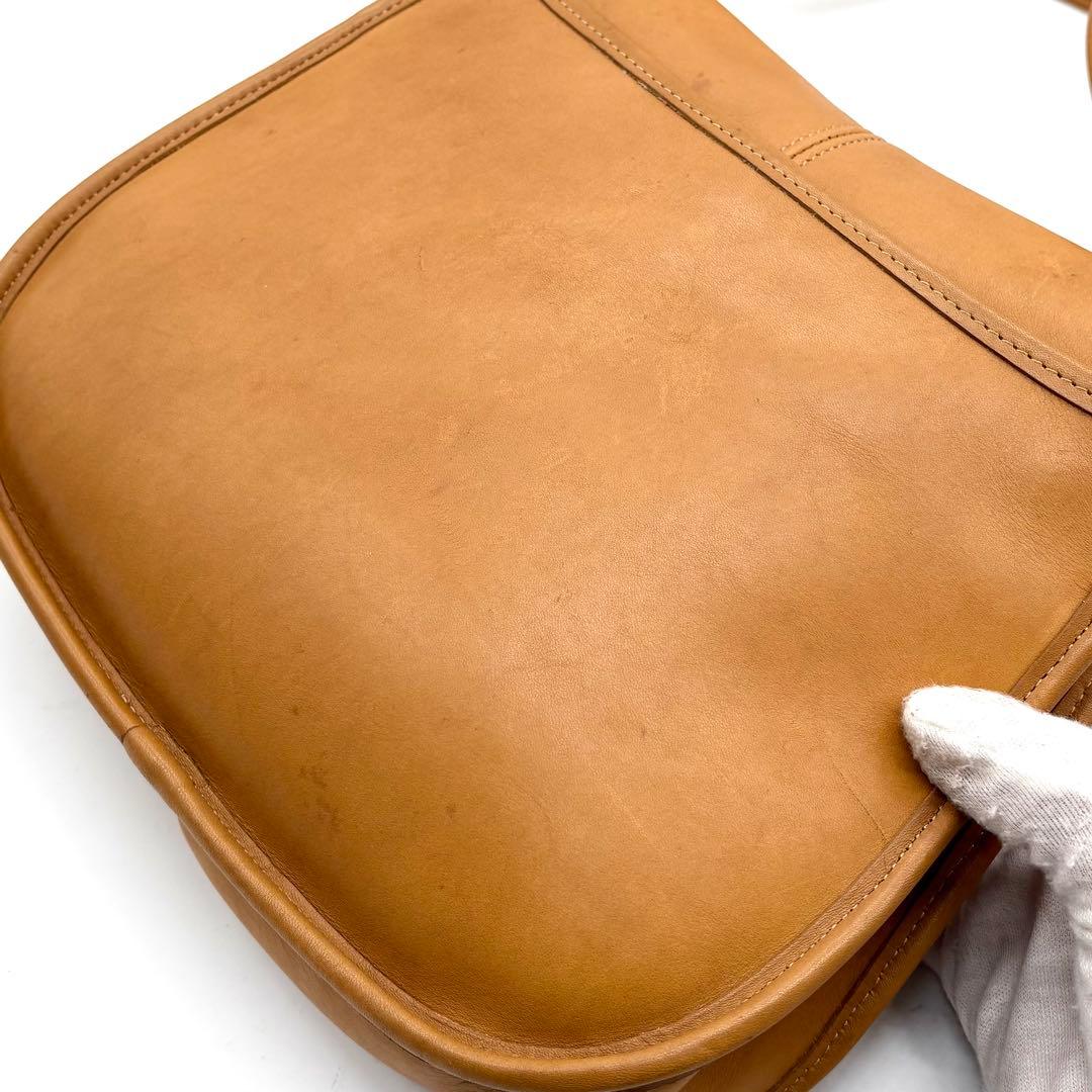 オールドコーチ エルゴ ショルダーバッグ レザー ブラウン 9034