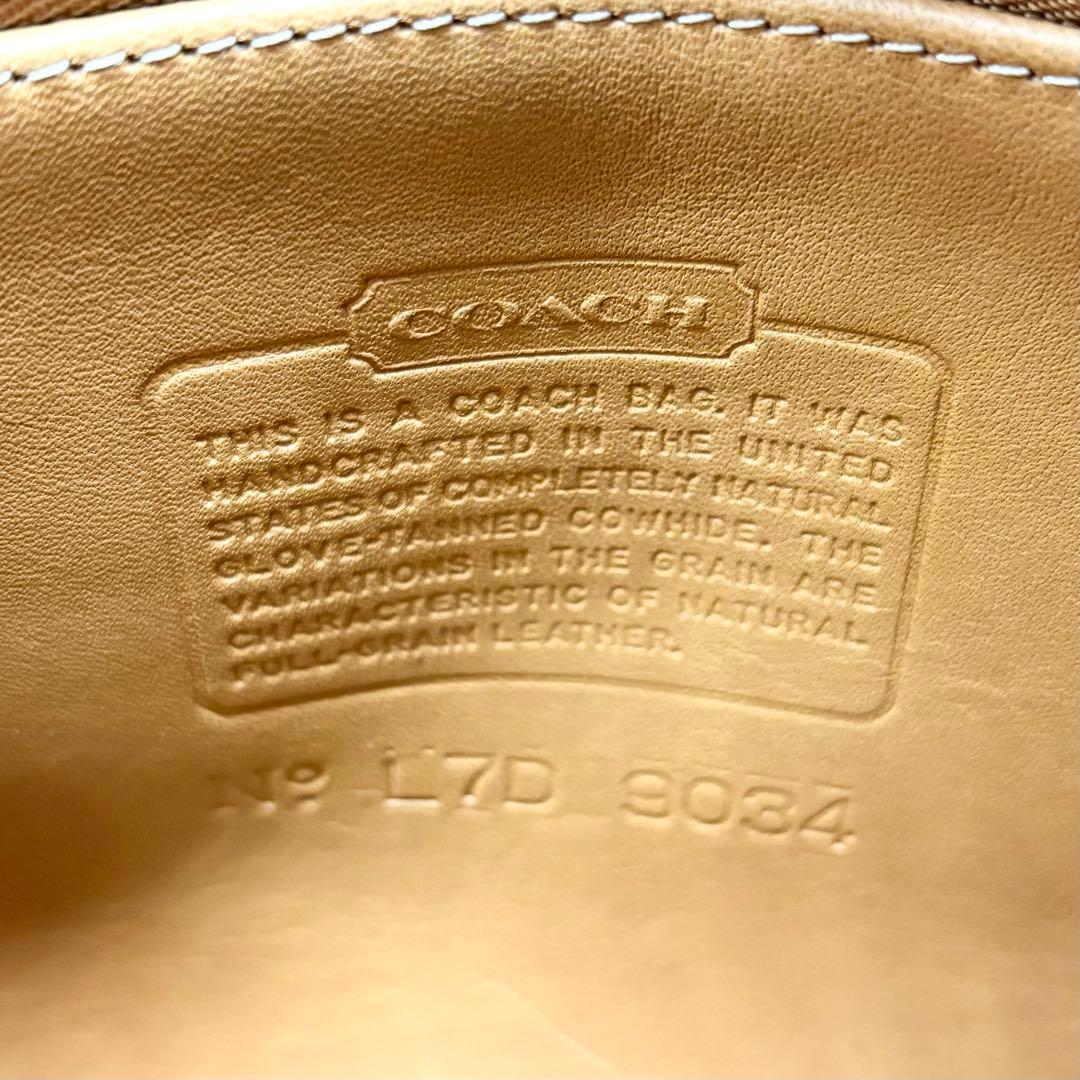 オールドコーチ エルゴ ショルダーバッグ レザー ブラウン 9034