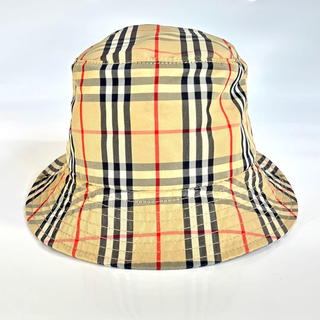 極美品 BURBERRY × Supreme ノバチェック バケットハット 帽子