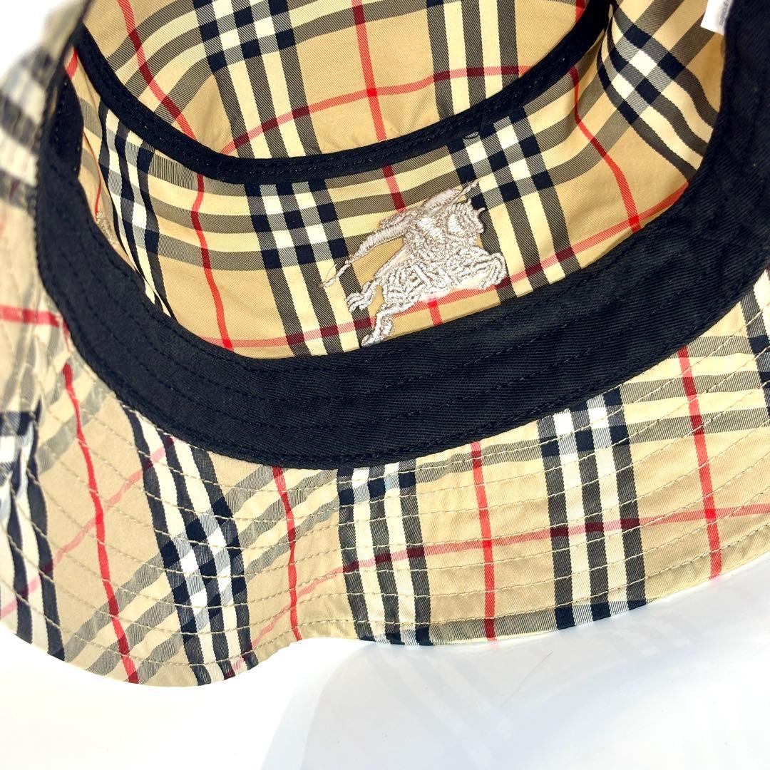 極美品 BURBERRY × Supreme ノバチェック バケットハット 帽子