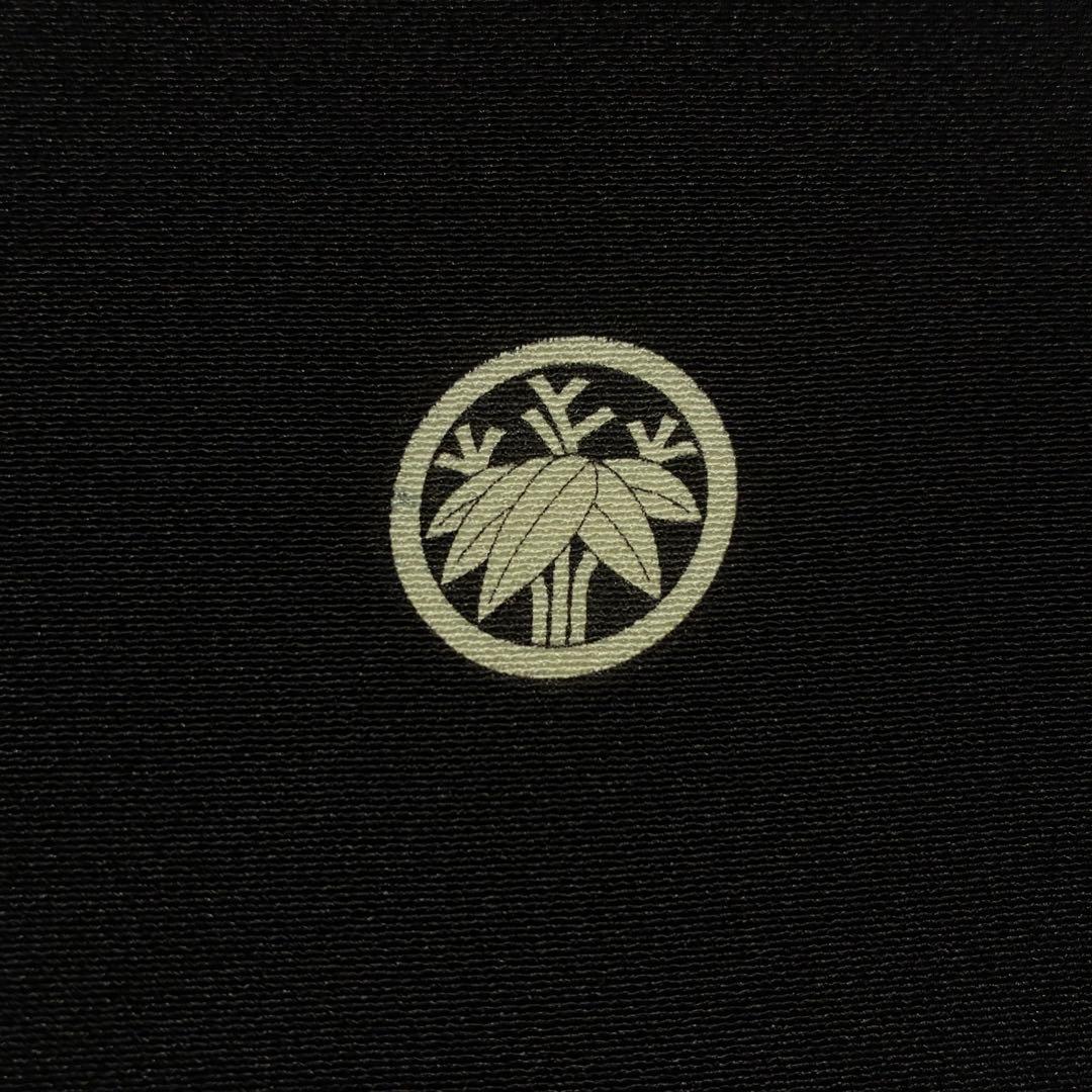 D69 黒留袖 総刺繍 汕頭・相良・金駒刺繍 華文 鳳凰 正絹 着物 袷 極美品