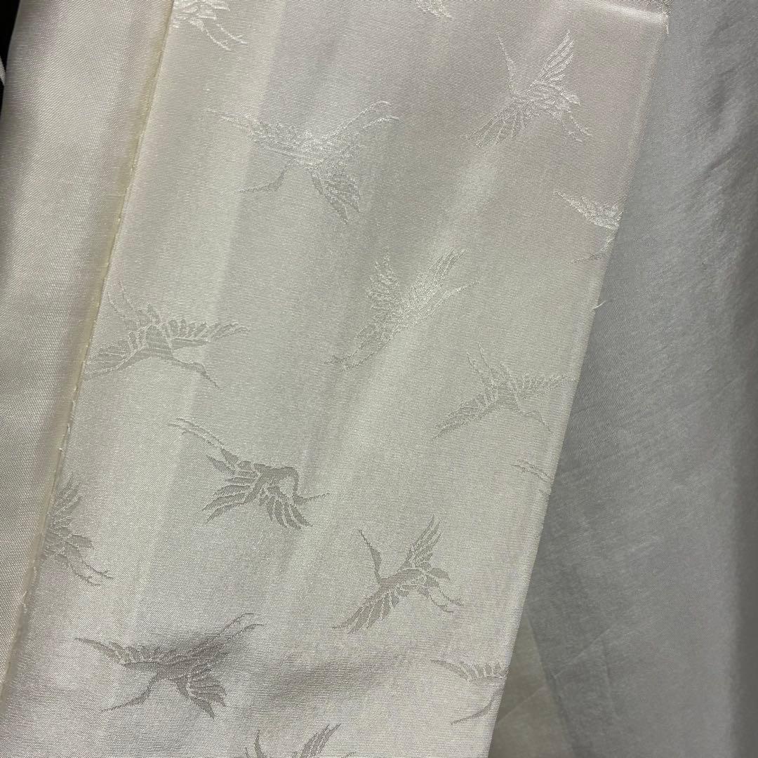 D69 黒留袖 総刺繍 汕頭・相良・金駒刺繍 華文 鳳凰 正絹 着物 袷 極美品