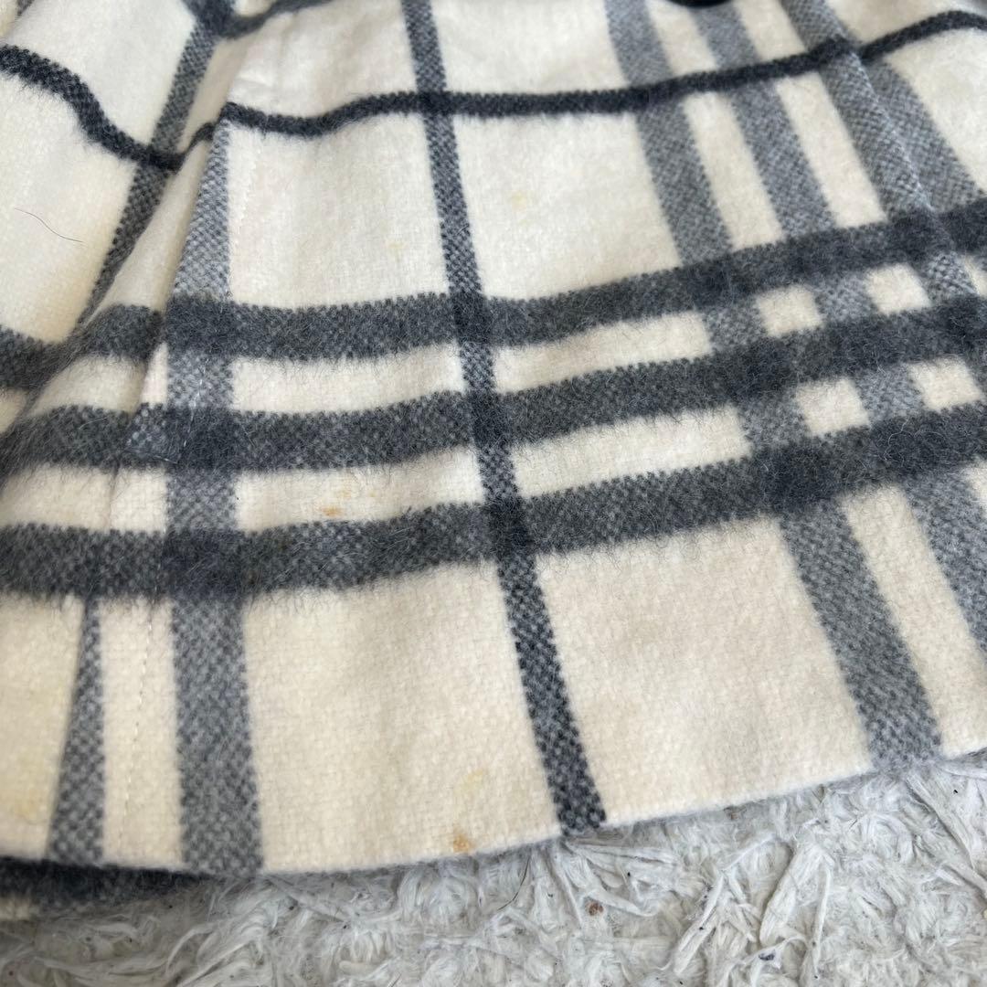 BURBERRY BLUE LABEL ノバチェック　ポンチョ　サイズ36