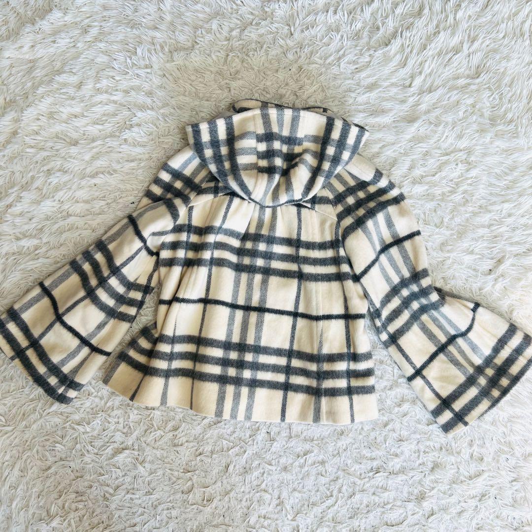 BURBERRY BLUE LABEL ノバチェック　ポンチョ　サイズ36