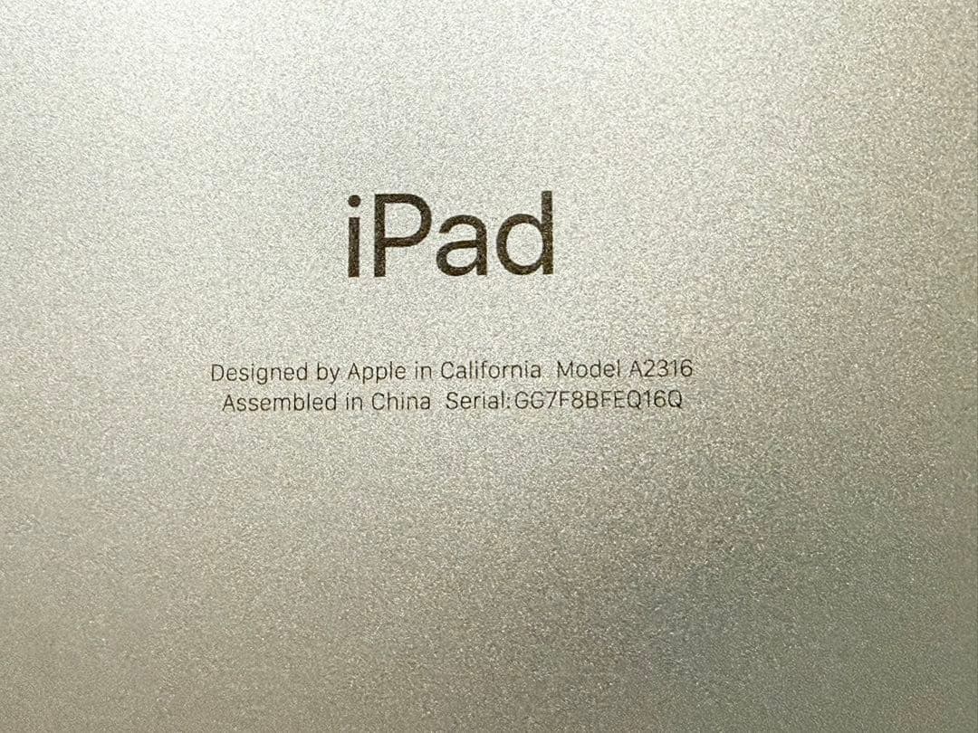 ジャンク品 iPad air 第4世代 Wi-Fiモデル 64GB スカイブルー