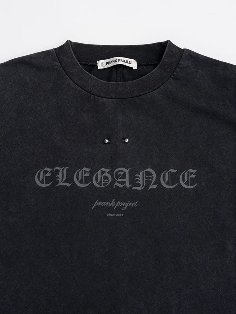 PRANK PROJECT ダークグレー オーバーサイズTシャツ