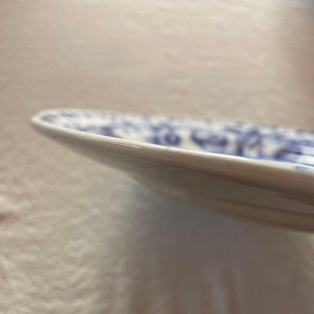 クレイユモントロー　FLORA MUGUET アンティーク 花柄 皿　23cm