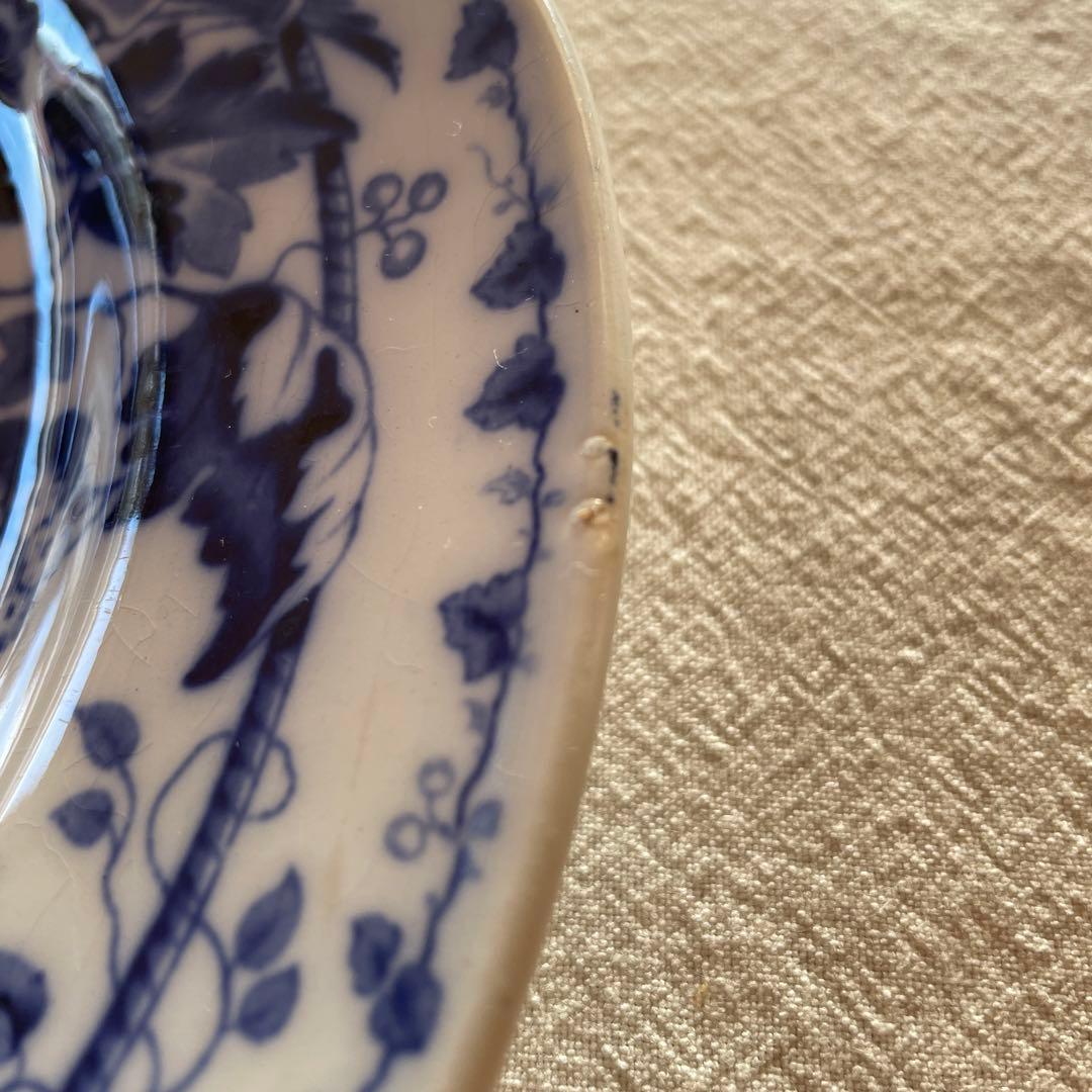 クレイユモントロー　FLORA MUGUET アンティーク 花柄 皿　23cm