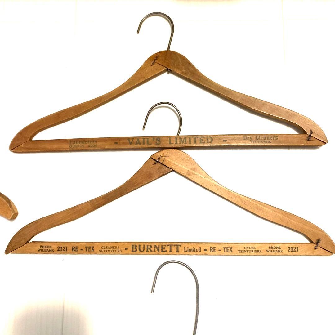 ヴィンテージ U.S.A.木製ウッドハンガー15本セット wood hanger