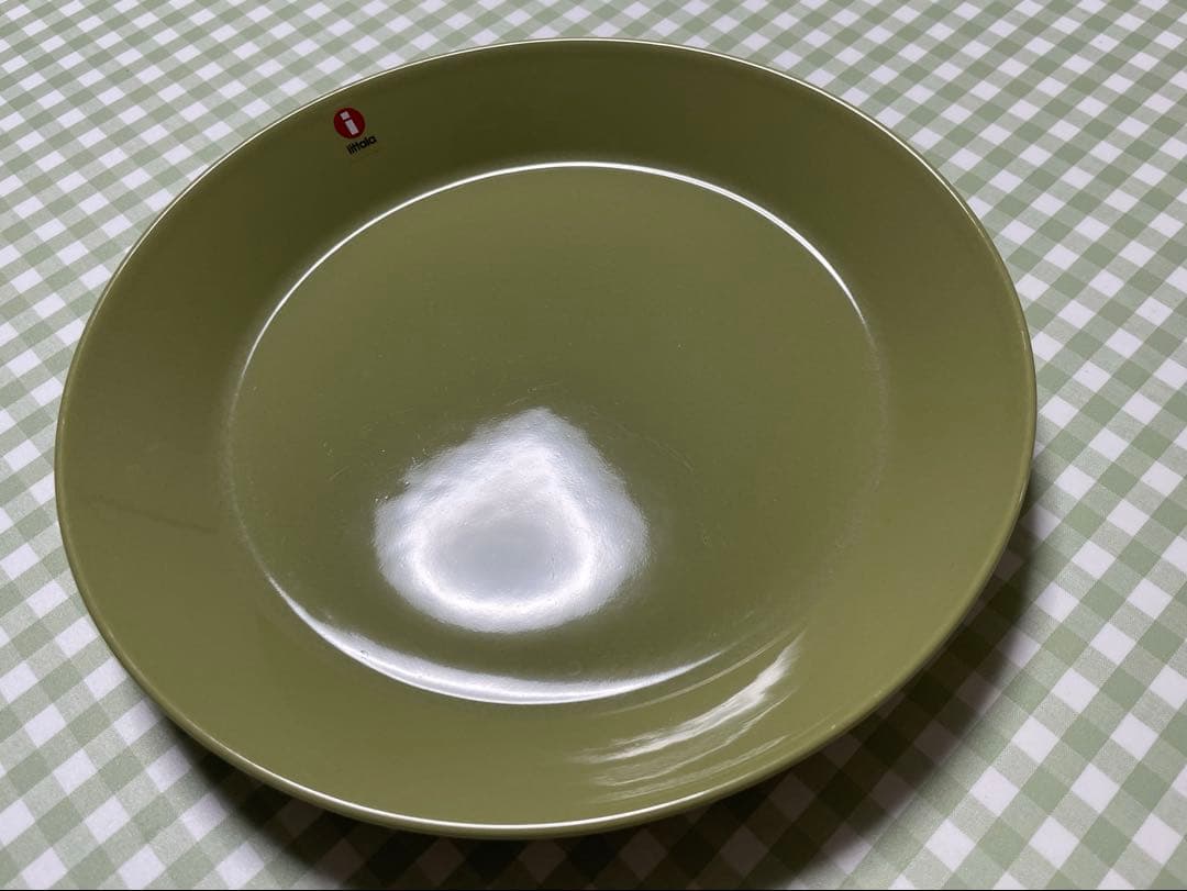 【廃盤品】イッタラ　ティーマ　オリーブグリーン　4枚+1枚セット