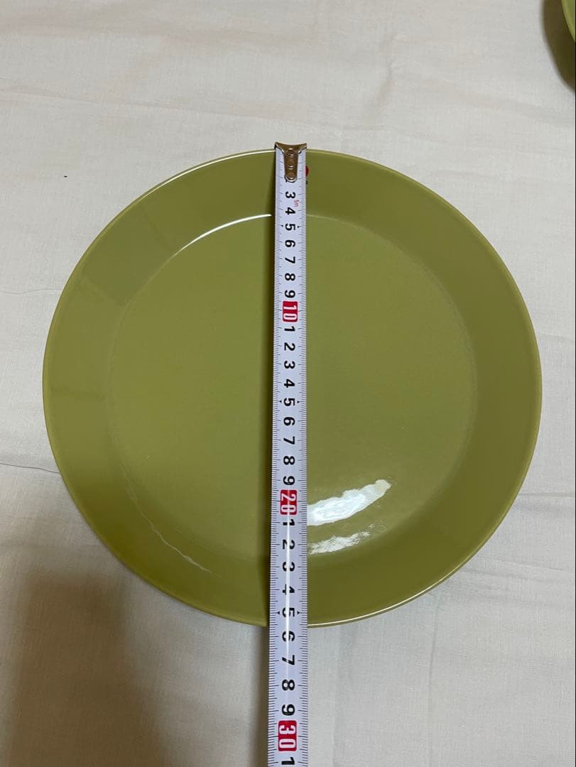 【廃盤品】イッタラ　ティーマ　オリーブグリーン　4枚+1枚セット