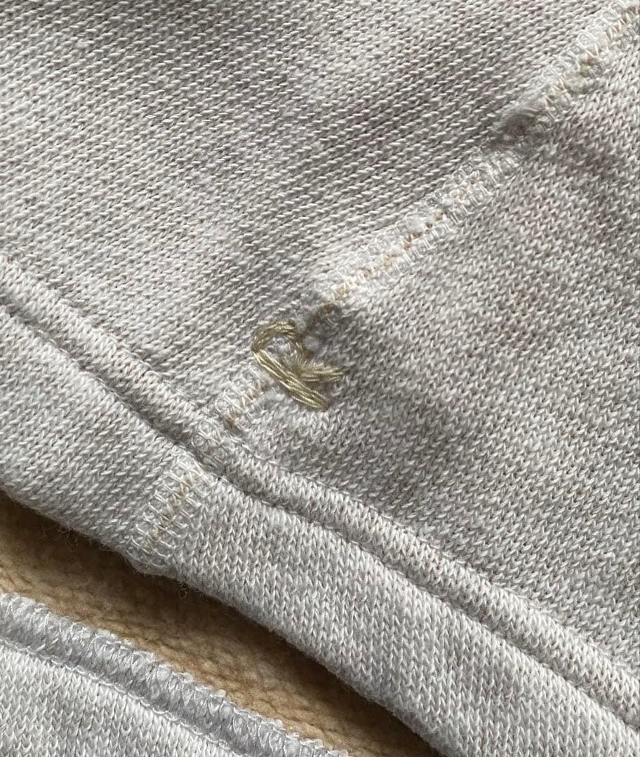 美品★45Rホワイト 長袖カットソー　トレーナー