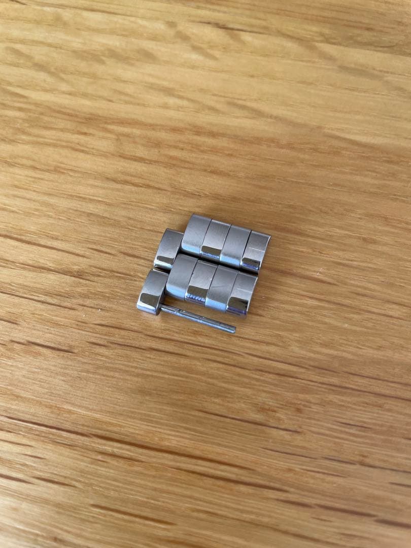 アランシルベスタイン　時計　純正ステンレスベルト　シルバー