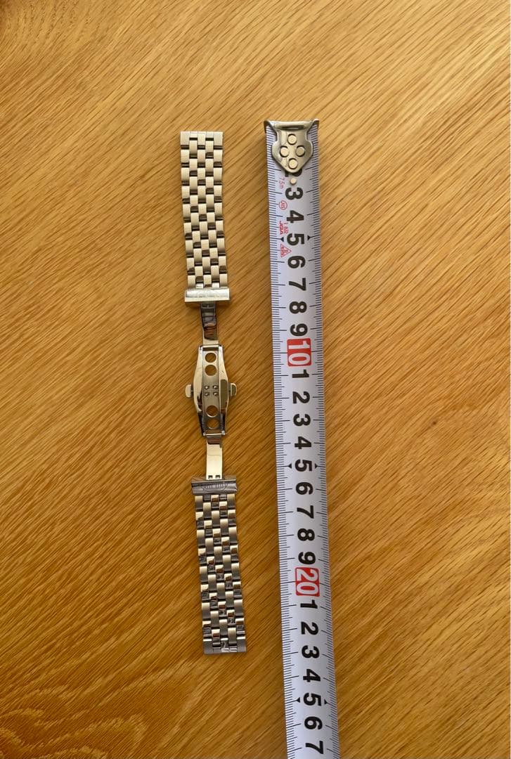 アランシルベスタイン　時計　純正ステンレスベルト　シルバー