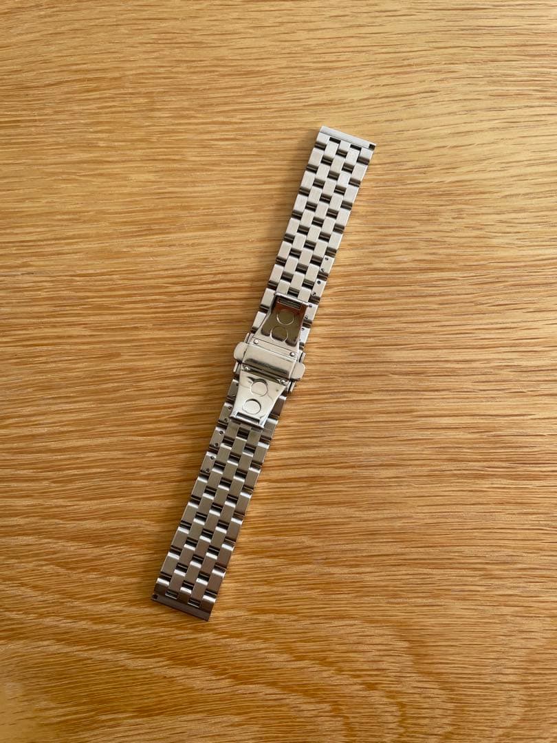 アランシルベスタイン　時計　純正ステンレスベルト　シルバー