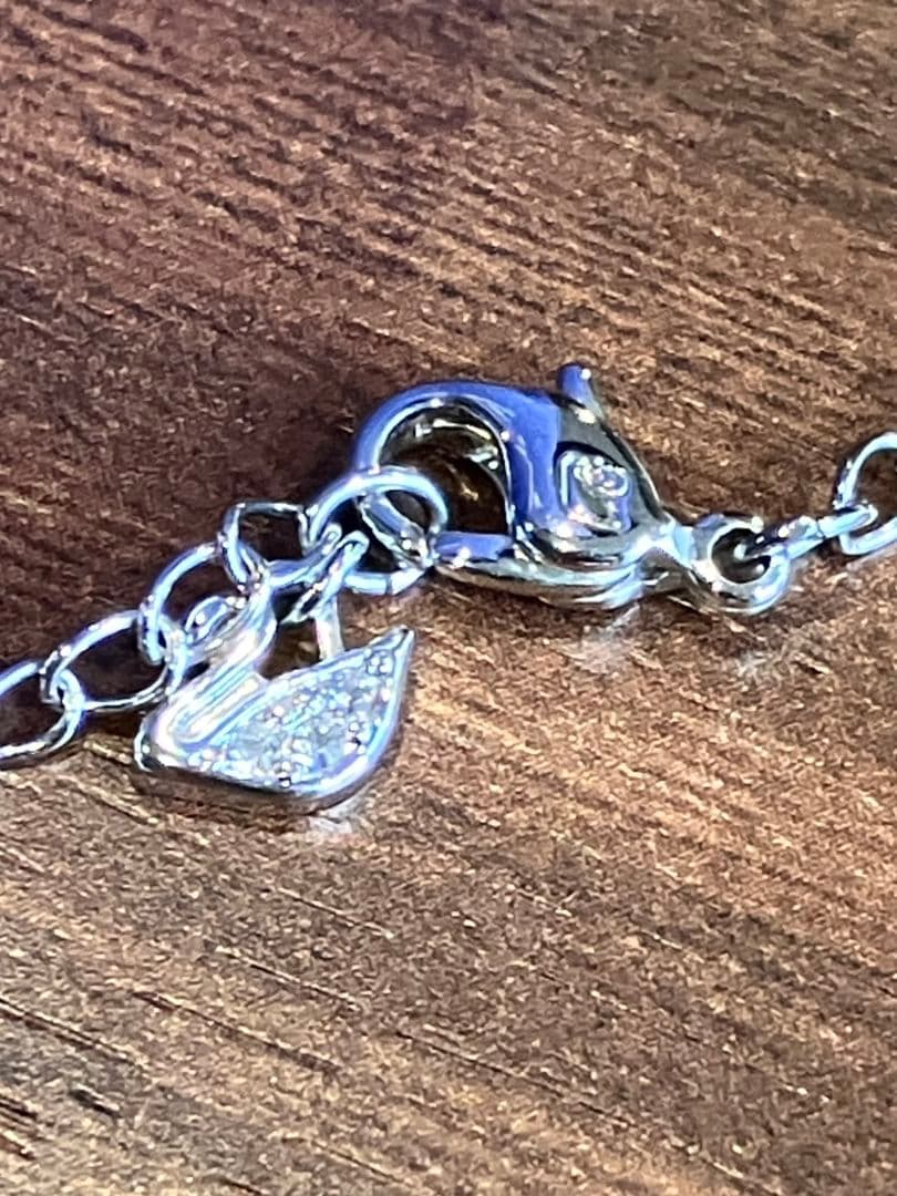 ★SWAROVSKI　スワロフスキー　バングル　ブルースワロ