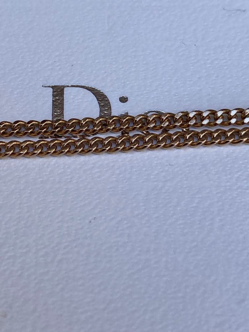 Dior クリスチャンディオールリボン ネックレス