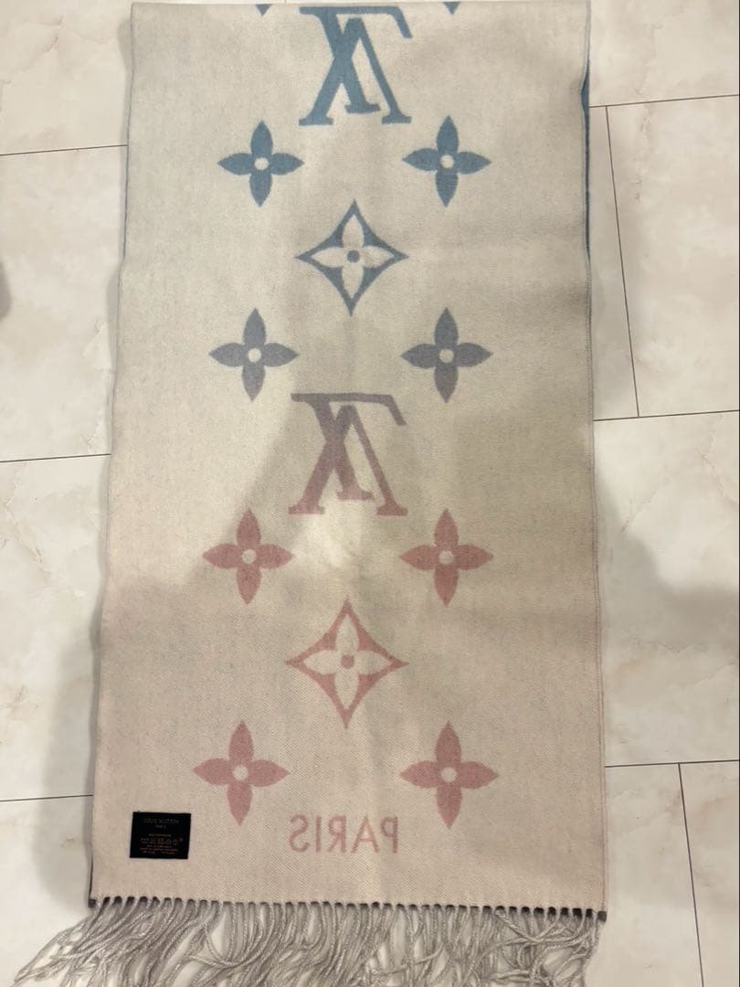 ルイ　ヴィトン　エシャルプ　レイキヤビック　M70868 カシミア　マフラー